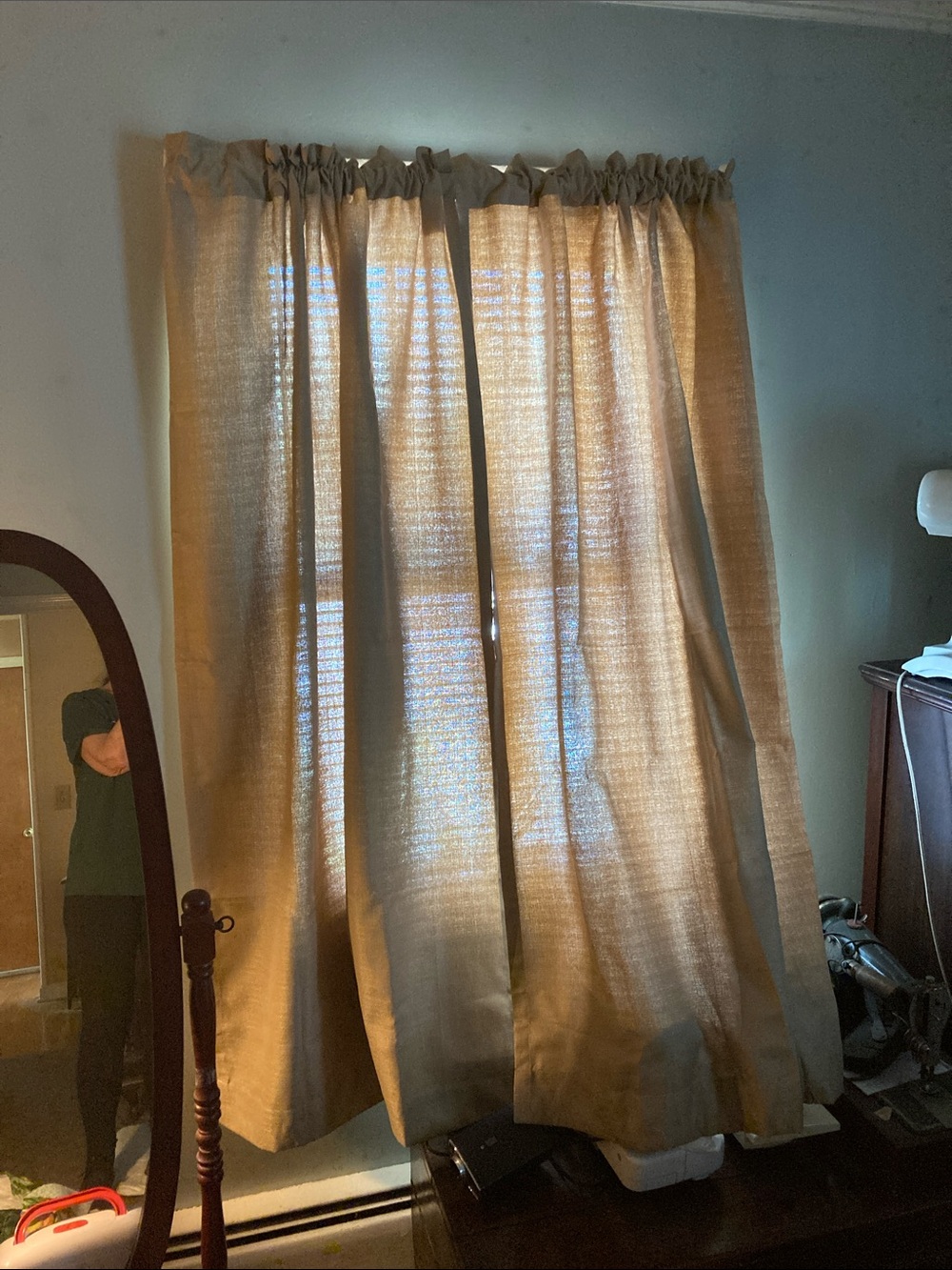 NWT Eclipse Latte Drape Panels - 42” W x 63” L - 4 panels